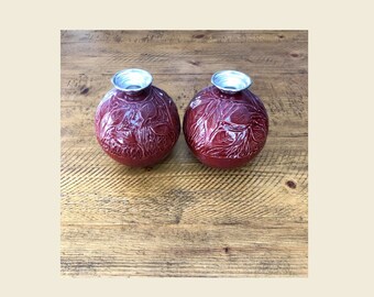 Shabbat Candle Holders - Carved Candle Holders - Sphere Candle Holders