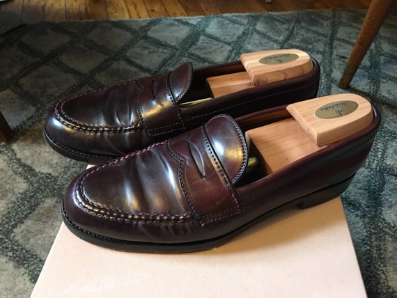 alden leisure handsewn penny loafers
