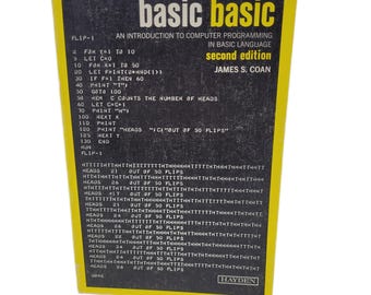 Vintage BASIC Computer Programming Book: Hayden Series, 1978