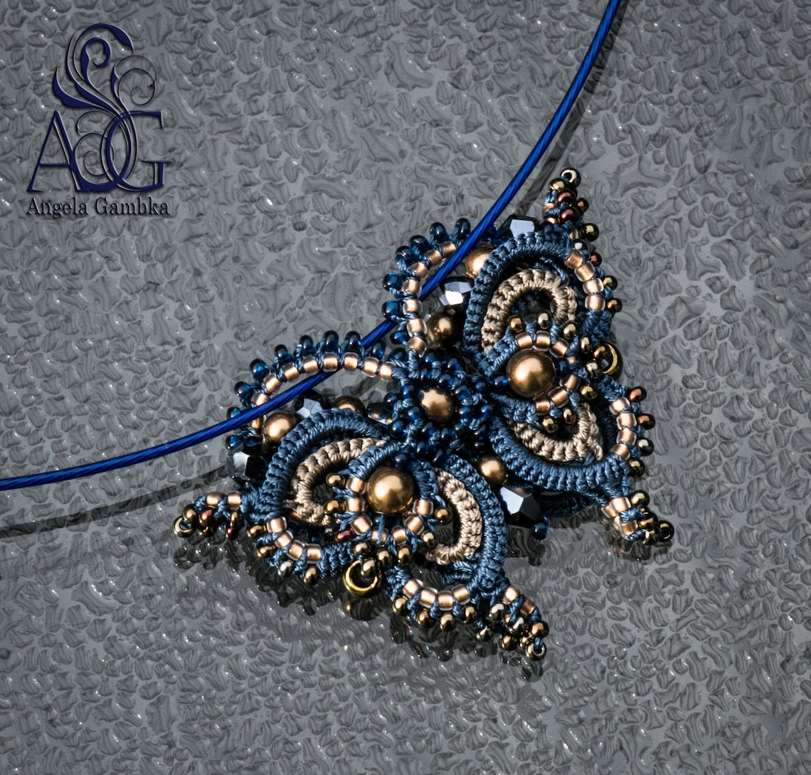 PDF tatting tutorial shuttle tatting pattern and scheme Etsy