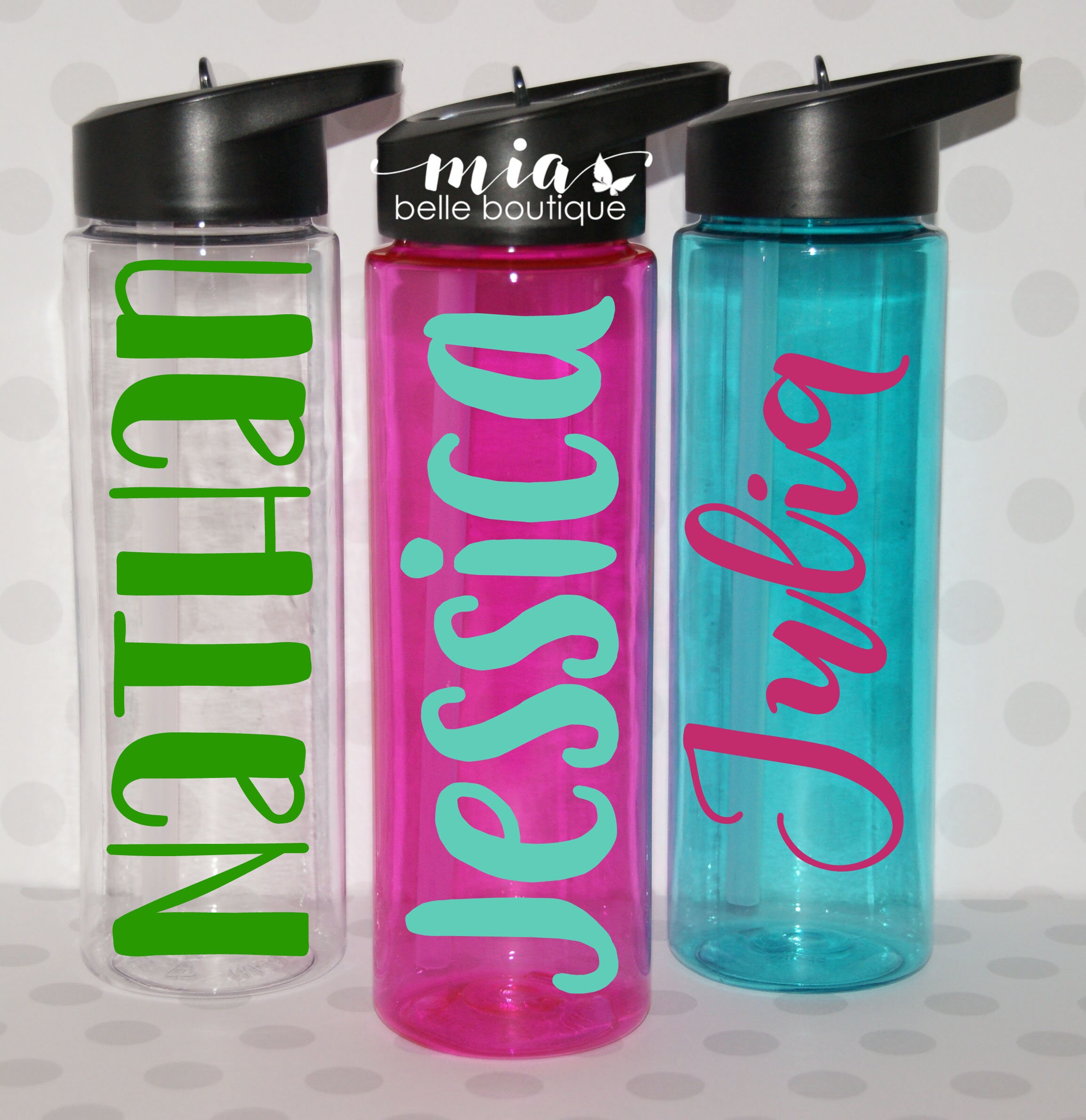 Personalized kids school water bottle girl boy water bottle Etsy