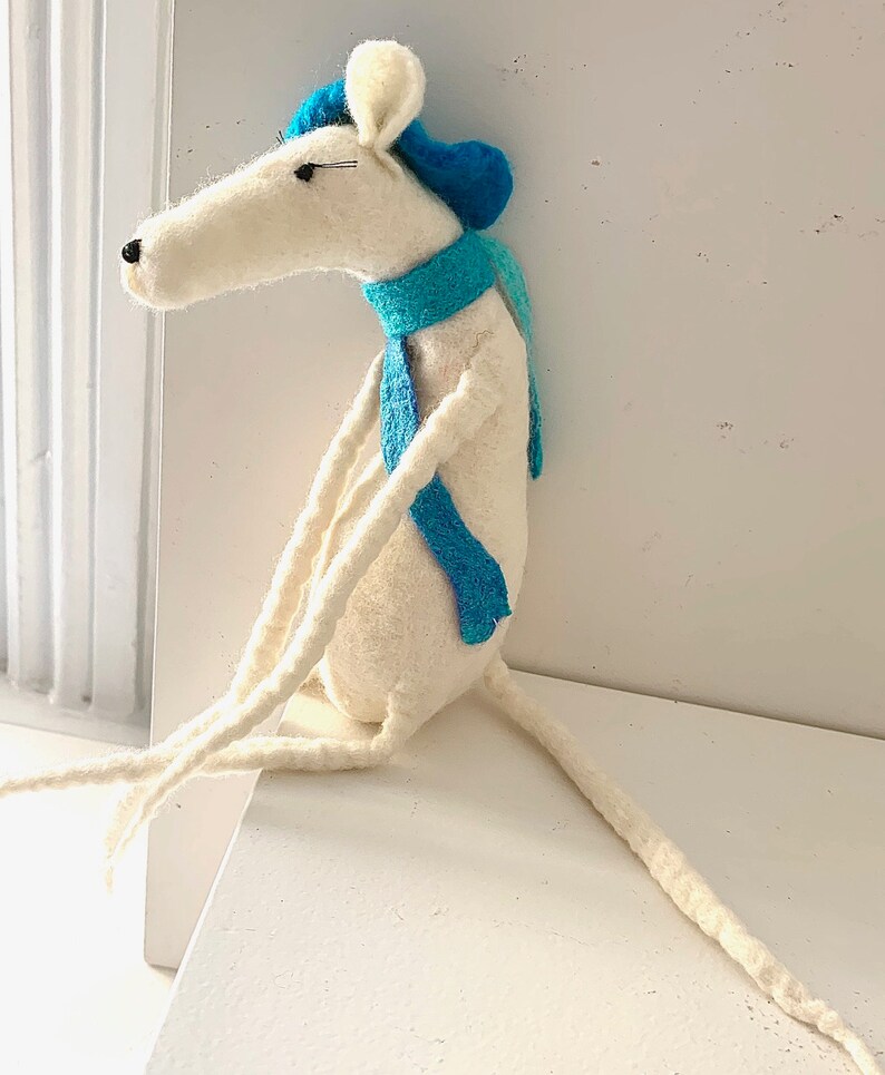 Handmade Felted Toys rat Family. Little Cute Etsy