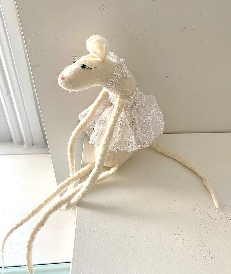 Handmade Felted Toys rat Family. Little Cute Etsy