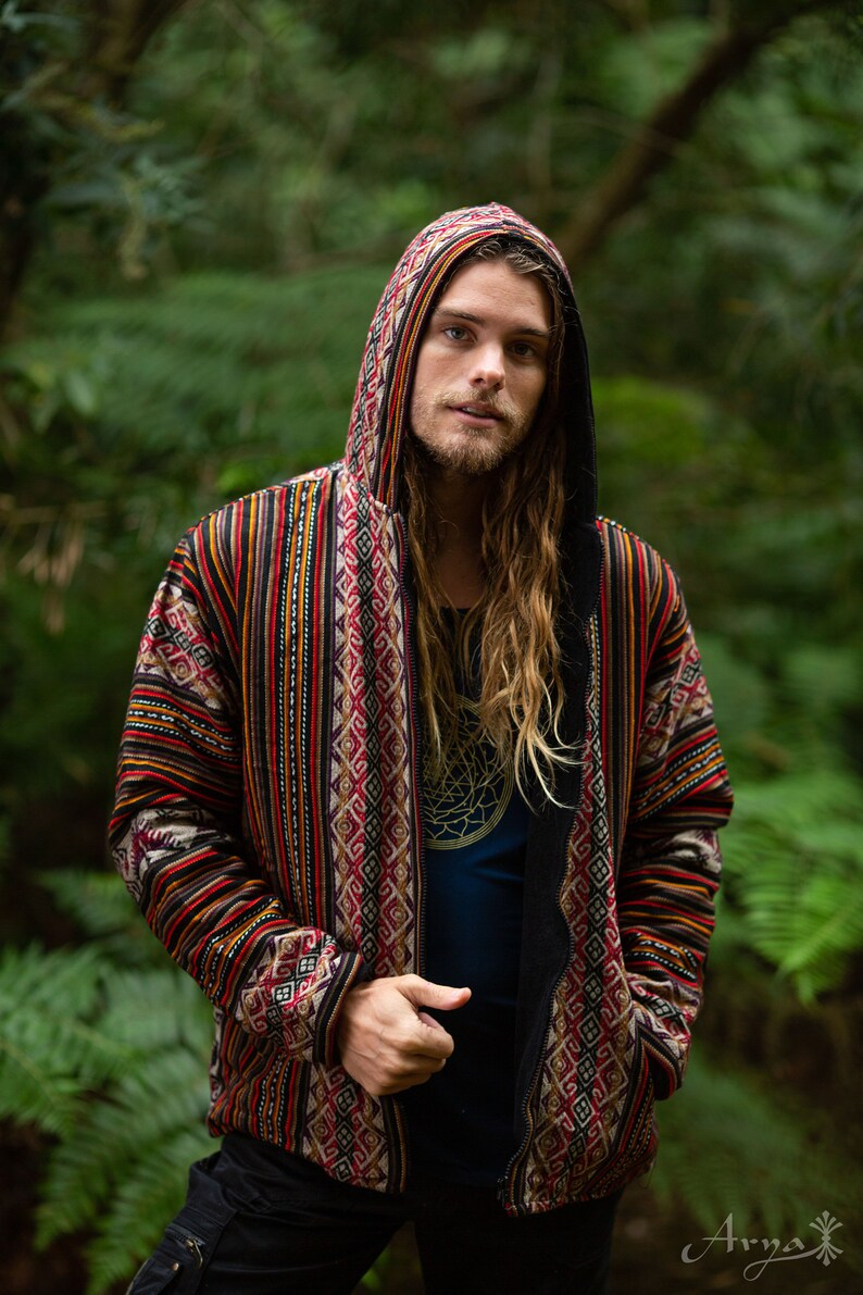 mens boho jacket