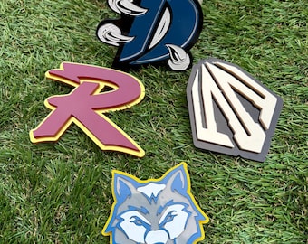 Custom Team Logo Acrylic Bogg Bag Charm: Game Day Accessory