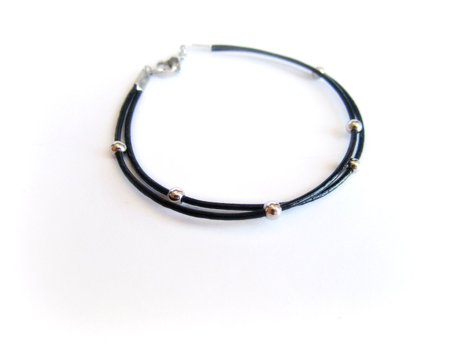 Leather Rope Bracelet for Women Leather Cord Bracelet Etsy