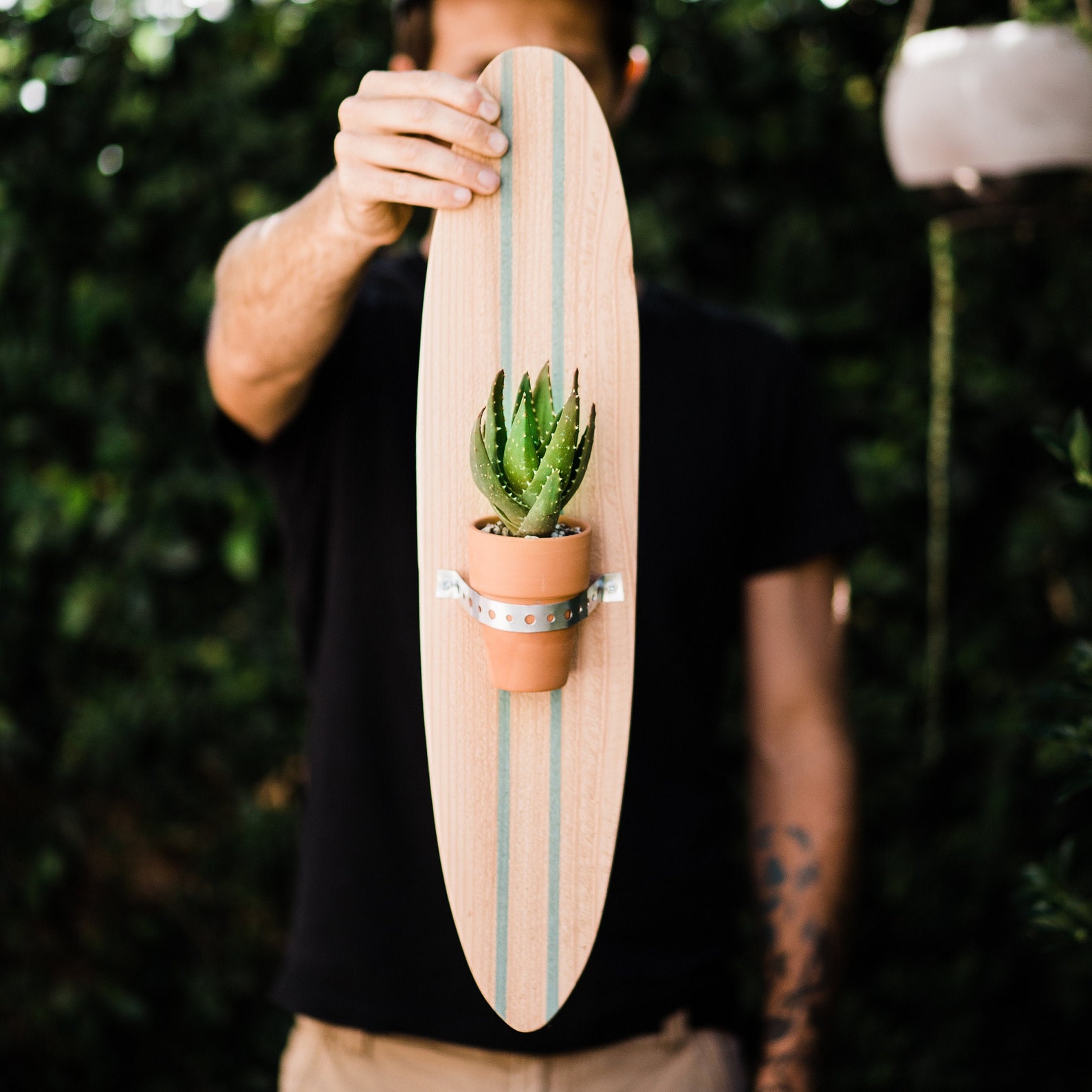 Surfboard Plant Holder Macrame Plant Holder Beach House Decor Etsy