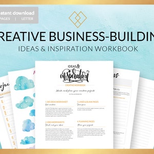 Creative Business Building Workbook - Ideas & Inspiration Workbook