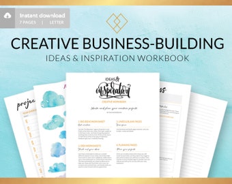 Creative Business Idea Planner Workbook (PDF Download)