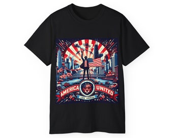 Patriotic T-Shirt, America United, Los Angeles