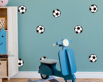 Soccer Ball Decals - Football Balls Stickers, Sport Nursery