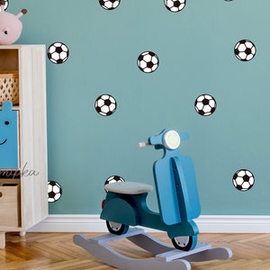 Soccer Ball Decals - Football Balls Stickers, Sport Nursery