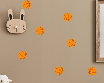 Basketball Decals - Basketball Balls Stickers, Sport Nursery