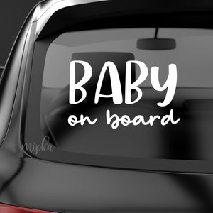 Boho Baby on Board Sticker/Decal for kids, Baby on Board car Decal