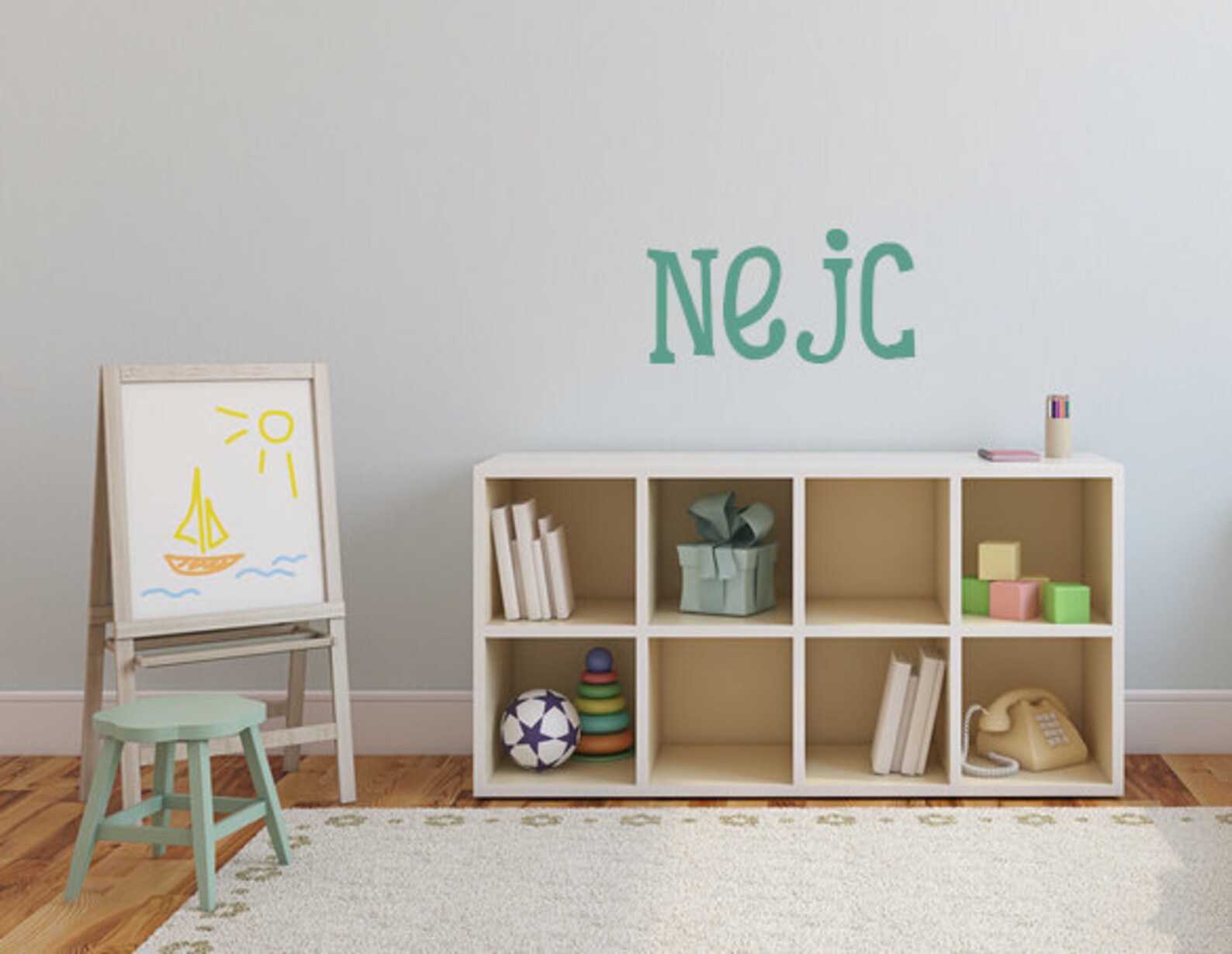 Customised Name Wall Decal for Kids' Room or Nursery Etsy