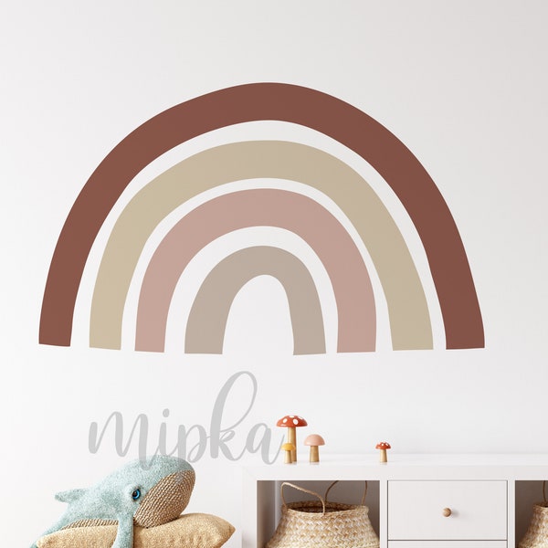 Rainbow Mural Etsy
