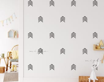 Arrow Wall Decals – Hand-drawn Chevron Nursery Decor