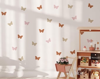 Butterflies Decal - Choose Your Color, Butterfly Decals, Stickers, Wall Decal.