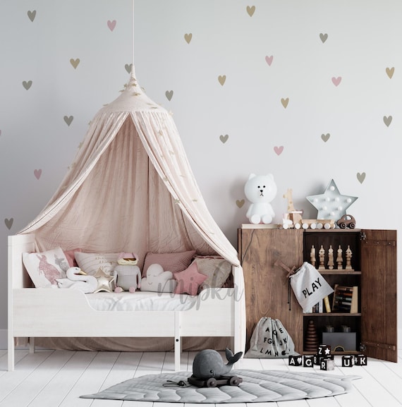 Doodle Heart Wall Decals - Nursery & Room Decor