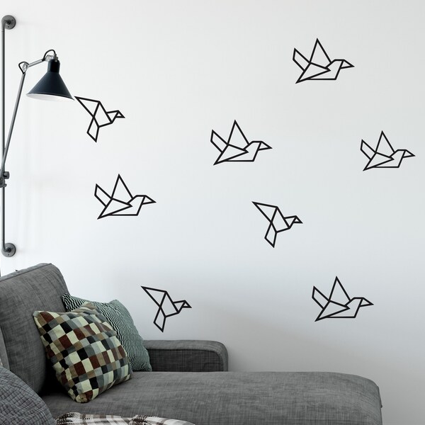 Flock of Birds Wall Decal Etsy