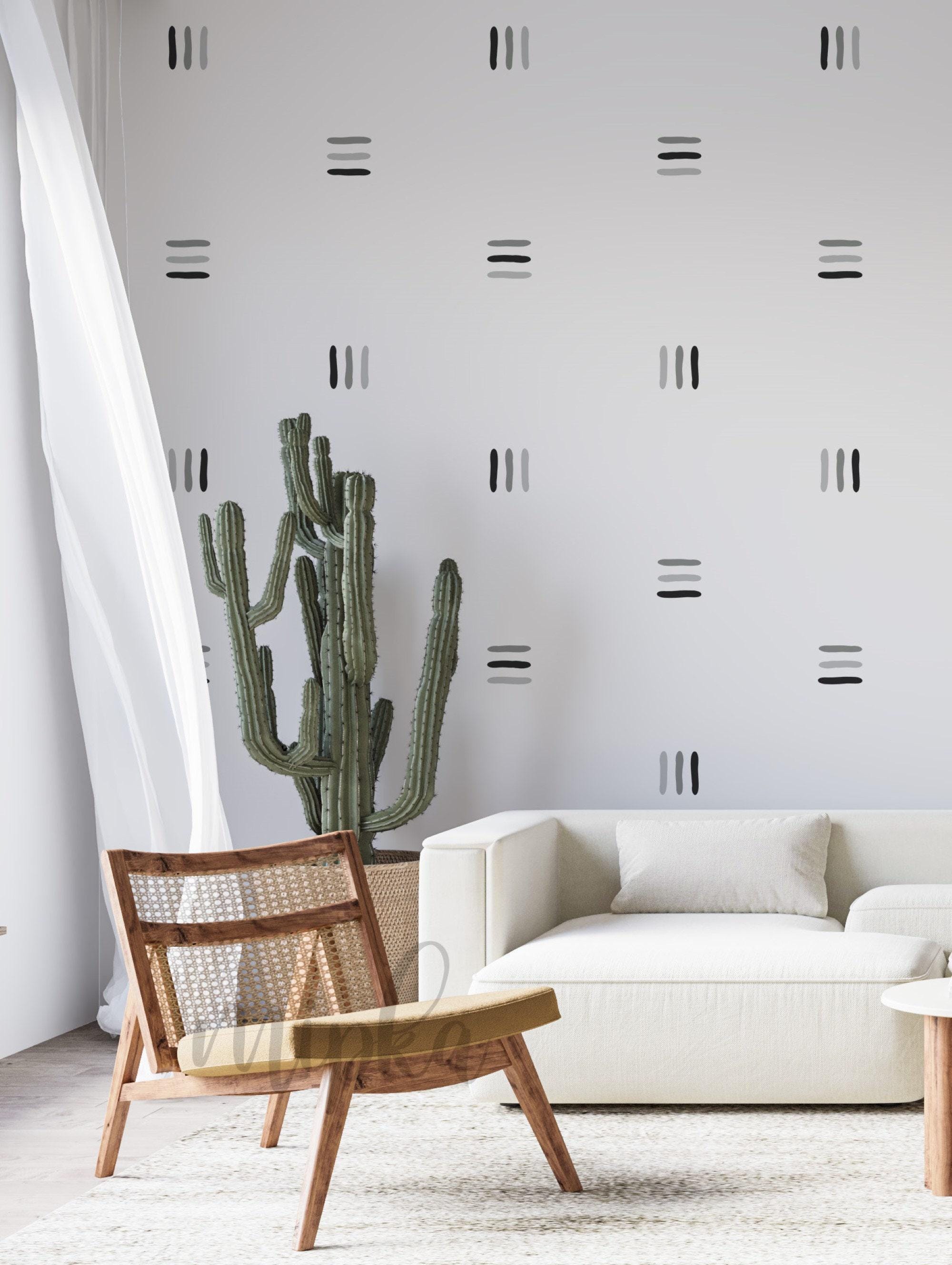 Line Work Decal Colorful Line Wall Decals, Line Group Decals, Hand Drawn - Choose Your ...