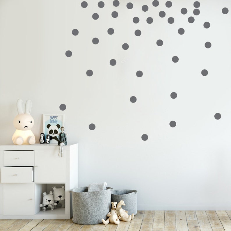 Polka Dot Decal Choose Your Color Dot Decals Circle Etsy