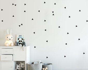 Triangle Decal - Choose Your Color, Little Peaks Decals, Mountains Stickers, Geometric Pattern Wall Decal.