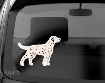 Adesivo per finestrino auto con scritta Pastore olandese a bordo - Regalo per cane pastore olandese - V02