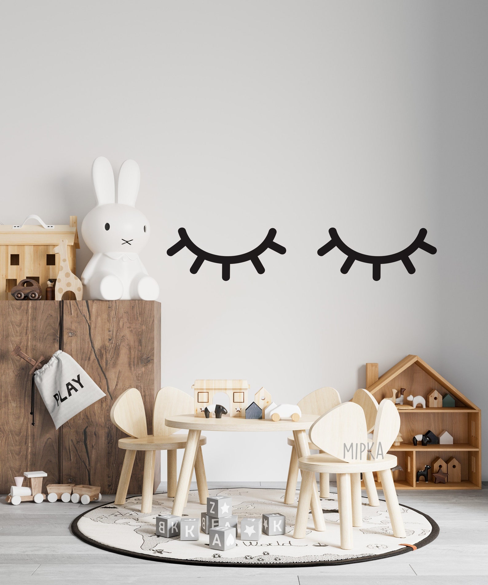 Sleepy Eyes Decal Choose Your Color Sleepy Eyes Stickers Etsy