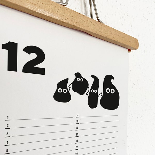 Geburtstagskalender "Blobbs" immerwährend – ewiger Kalender