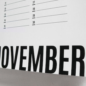 Geburtstagskalender "Big-Typo"