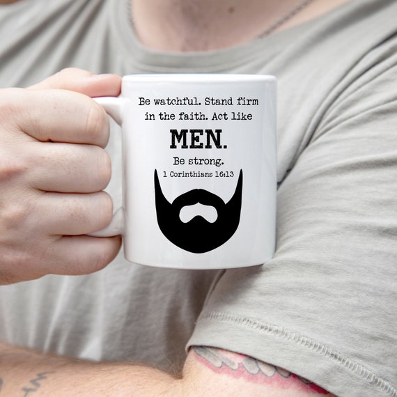 Men's Christian Coffee mug / Coffee Cups for Men / Men's Christian