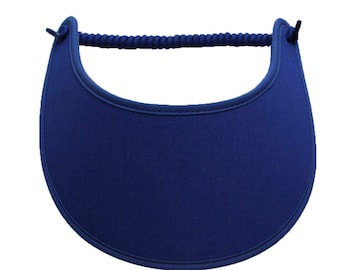 Royal Blue w/fabric trimmed edges.