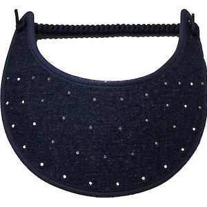 Crystal Rhinestone Womens Visors - Etsy display picture 2