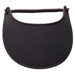 L300 Brown visor with fabric trimmed edges.
