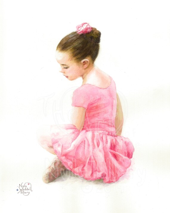 Rosa Ballerina Aquarell Druck ruhig junge Ballerina Girl Art Tanz Kunst Kinder Kinderzimmer Kunst Cottage schickes Geschenk Tutu Ballettschuhe Rosa Ballerina Aquarell Druck ruhig junge Ballerina Girl Art Tanz Kunst Kinder Kinderzimmer Kunst Cottage schickes Geschenk Tutu Ballettschuhe