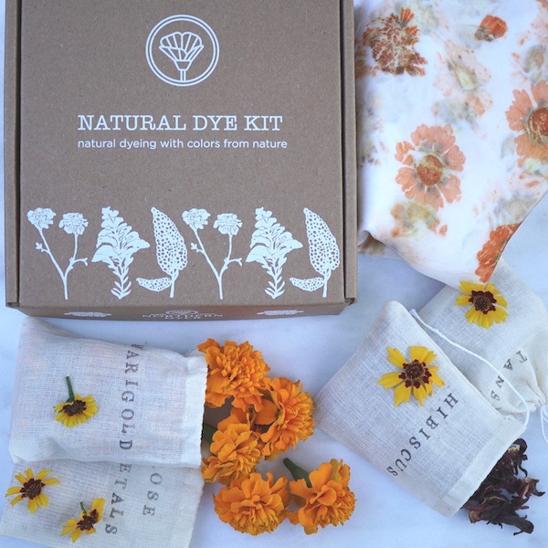 Kit di tintura naturale botanica Playsilk