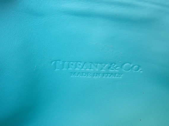 Tiffany & Co Flat Black Leather Zipper Pouch - image 6