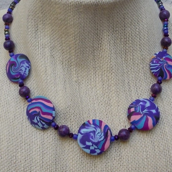 Purple Polymer Clay Etsy
