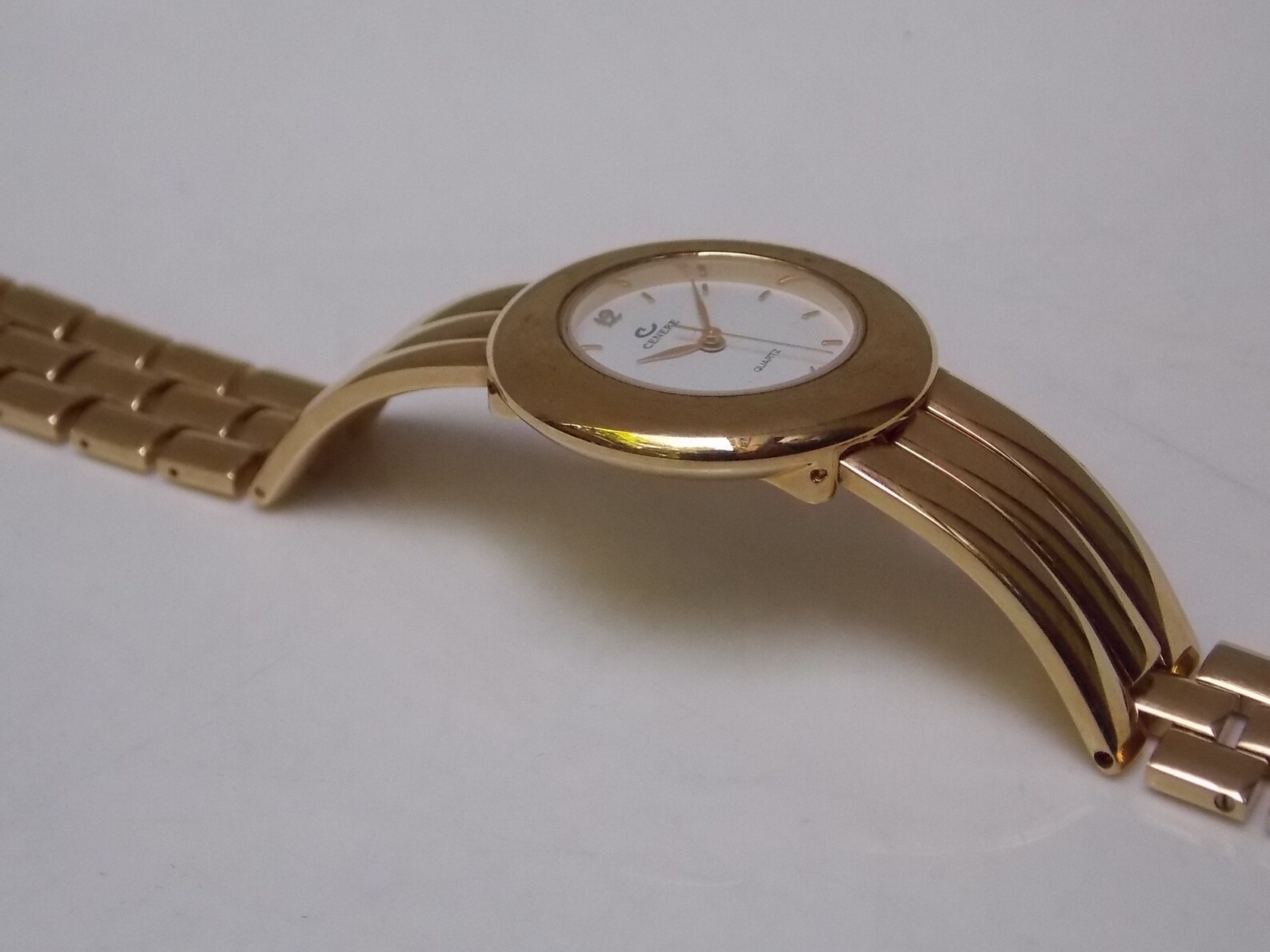 Gold Tone Ladies Dress Watch by Cenere Vintage New Old Stock - Etsy