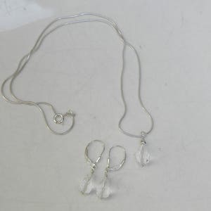 Swarovski Crystal Teardrop Dangle Earrings with Sterling Silver Lever Back Clasps image 4