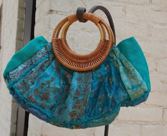 Aqua blue purse hotsell