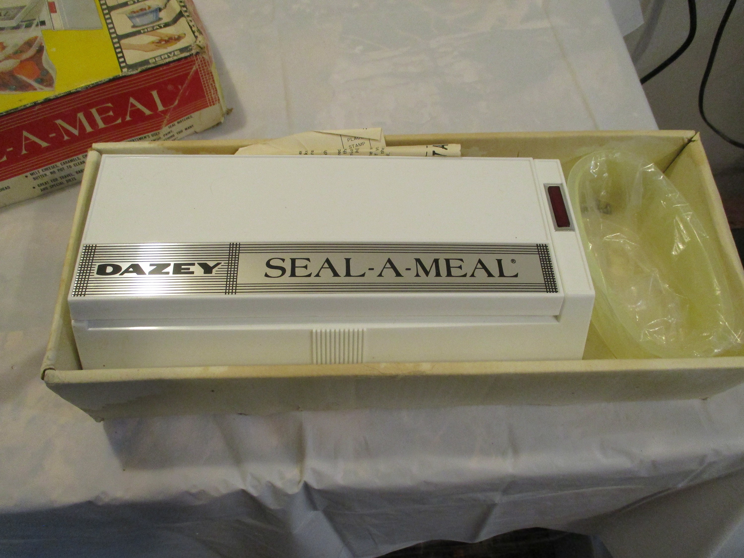 Dazey Seal a Meal Bags Mealprep Pouches 18 Medium 8x6” 12 Fl Oz  Instructions