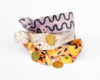 Bundle of 3 comfy dog house collars