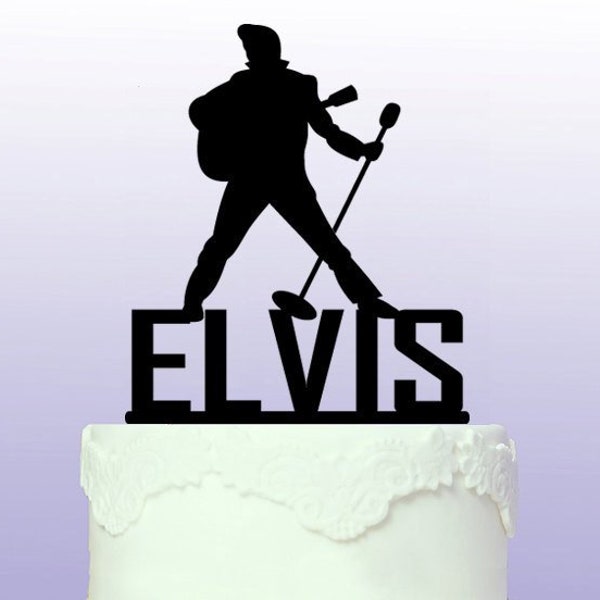 Personalised Elvis Cake Topper