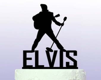 Personalised Elvis Cake Topper