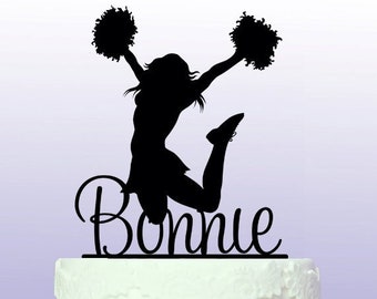 Personalised Cheerleading Cake Topper