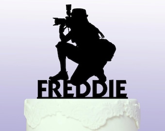 Personalised Photographer Cake Topper