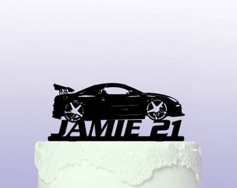 Personalised Tricked-up Car Cake Topper