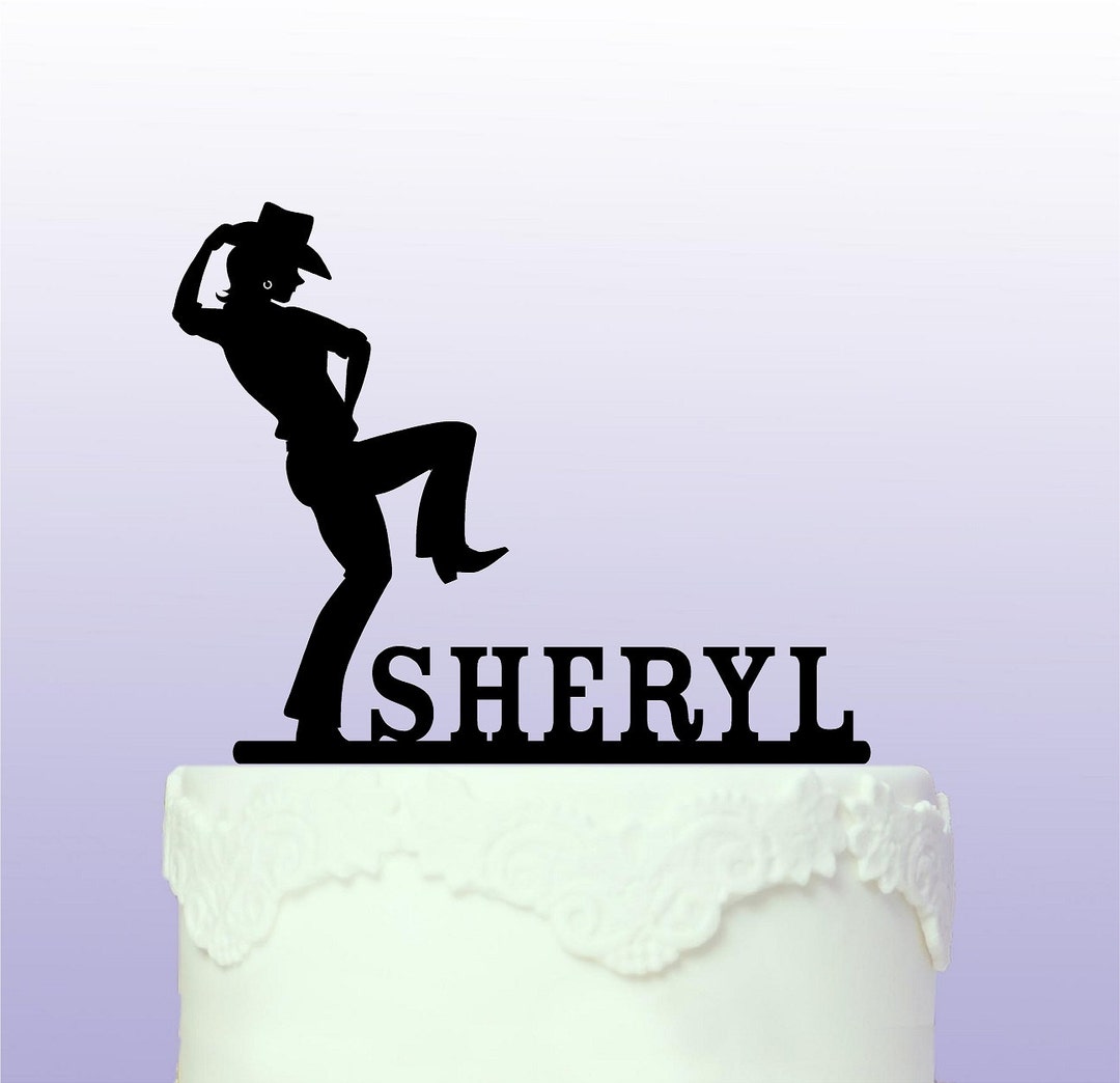 Personalised Hoedown/ Western Cake Topper Etsy